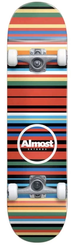 Almost Thin Strips Complete Skateboard