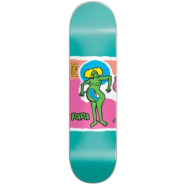 Blind Micky Papa Color Portrait Super Sap Skateboard Deck.
