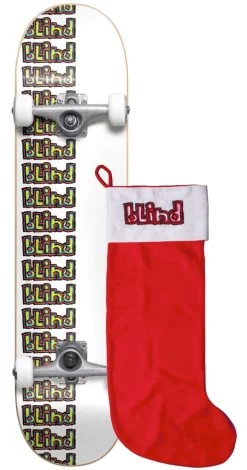 Blind Repeat Rail First Push Complete Skateboard With Stocking