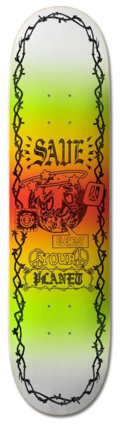 Element Planet Save Skateboard Deck