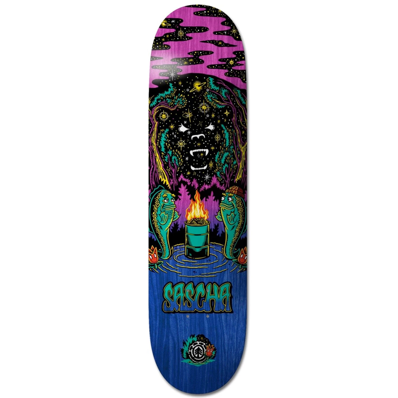Element Shadow Lurker Sascha Skateboard Deck,