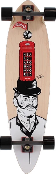 Madrid Blunt Toy Machine Gentleman Complete Longboard