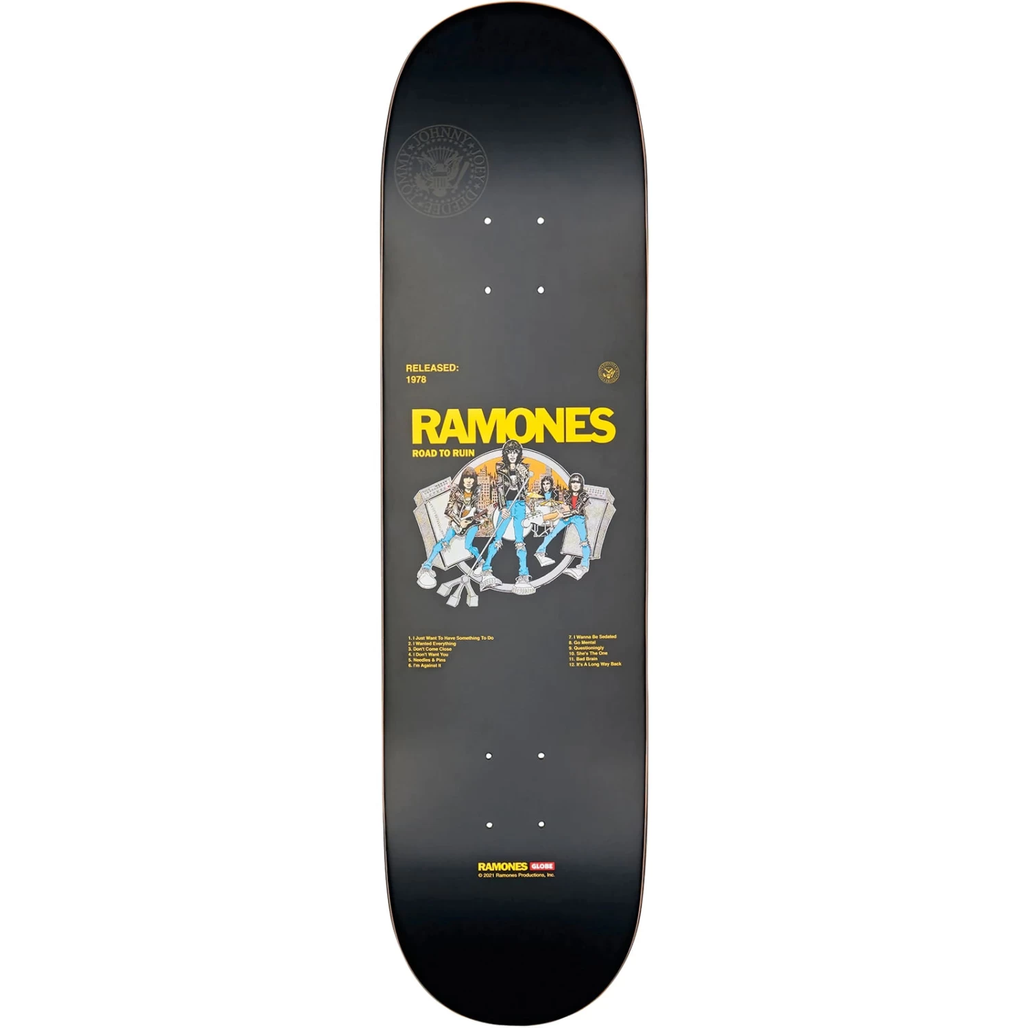 Globe G2 Ramones Road To Ruin Skateboard Deck