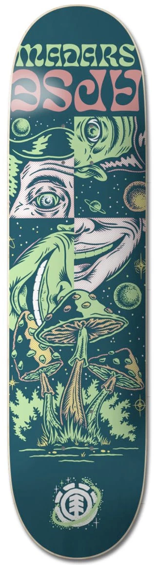 Element Space Case Madars Skateboard Deck - Image 2