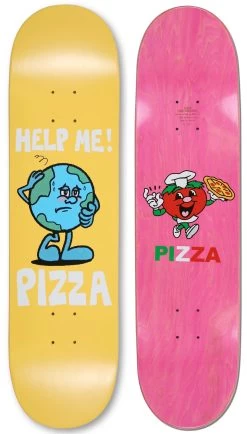 Pizza Climate Skateboard Deck