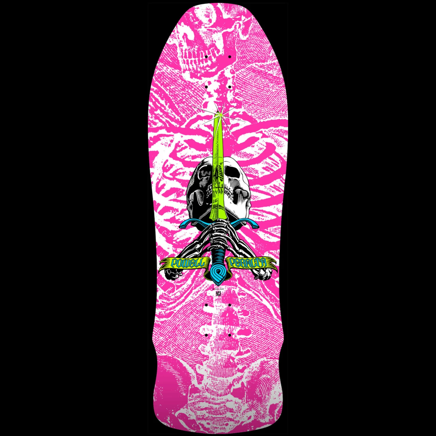 Powell Peralta Skull And Sword Reissue Skateboard Deck